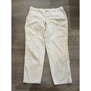 Crown & Ivy White Skinny Ankle White Denim Pants, Size 10